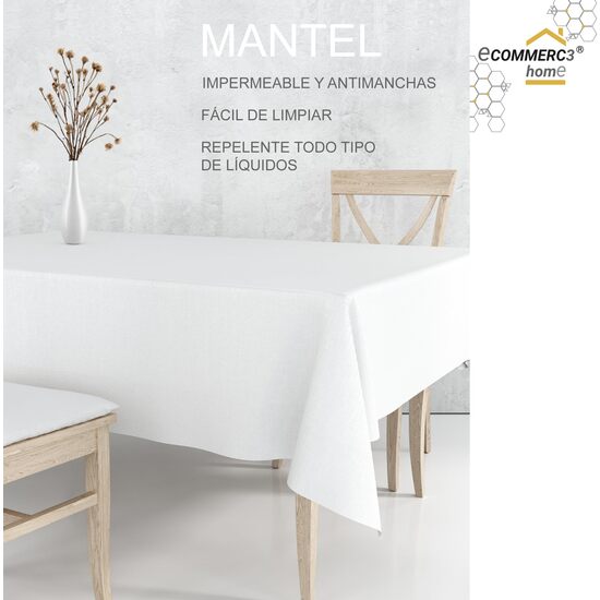 MANTEL HULE TAMBRE MARRÓN 250X140 CM - Imagen 6