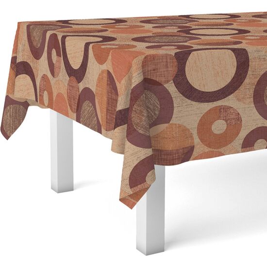 MANTEL HULE TAMBRE NARANJA 200X140 CM - Imagen 2