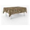 MANTEL HULE TRUNKS MARRÓN 140X140 CM
