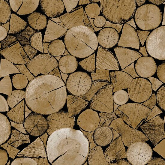 MANTEL HULE TRUNKS MARRÓN 200X140 CM - Imagen 3