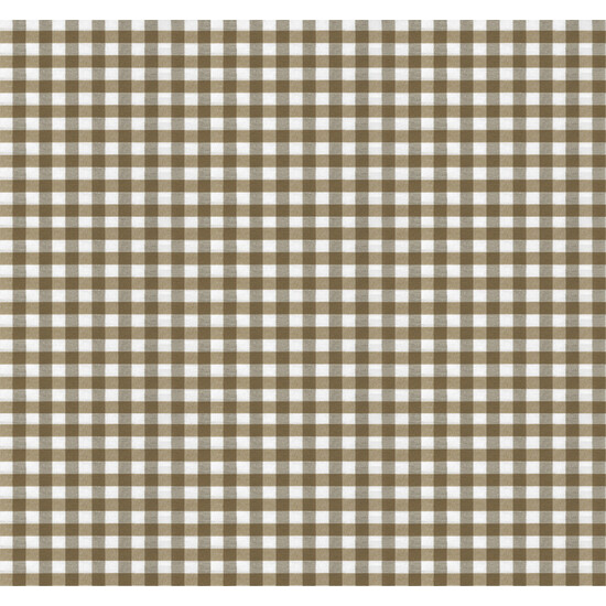 MANTEL TEFLONADO CONFECCIONADO PETIT VICHY CUERO 260X140 CM - Imagen 3