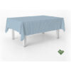 MANTEL TEFLONADO CONFECCIONADO PETIT VICHY AZUL 200X140 CM