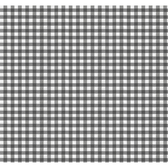 MANTEL TEFLONADO CONFECCIONADO PETIT VICHY GRIS OSCURO 180X140 CM - Imagen 3