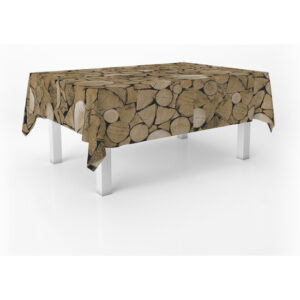 MANTEL HULE TRUNKS MARRÓN 240X140 CM
