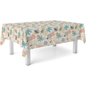 MANTEL HULE SELLA 260X140 NARANJA