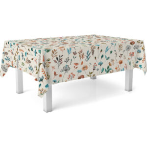 MANTEL HULE GARDEN BEIGE 300X140 CM