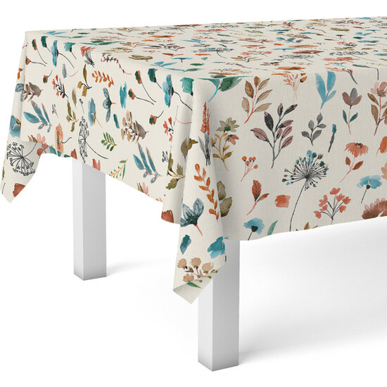 MANTEL HULE GARDEN BEIGE 300X140 CM - Imagen 2