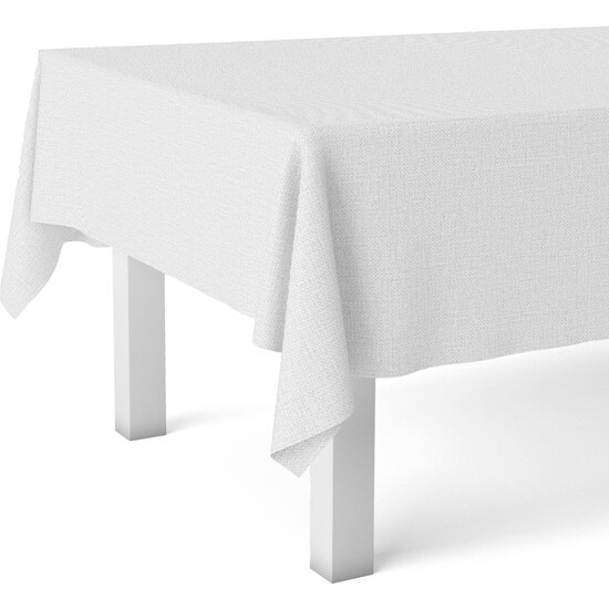 MANTEL HULE TER BLANCO 100X140 CM - Imagen 2