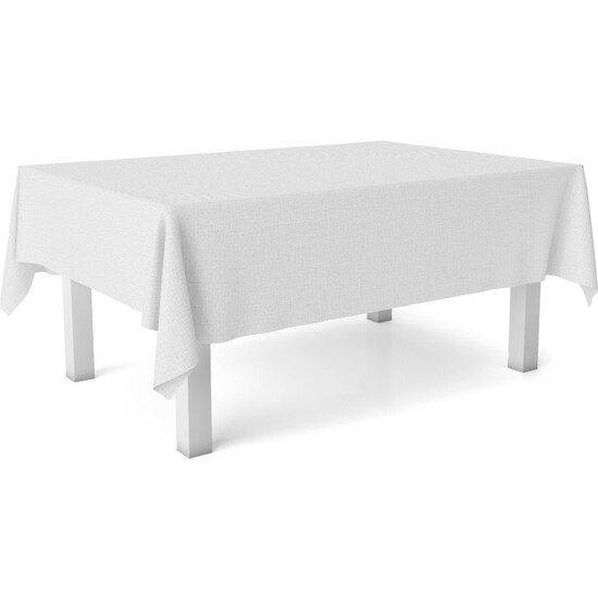MANTEL HULE TER BLANCO 140 REDONDO