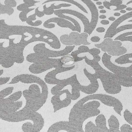 MANTEL ANTIMANCHAS JACQUARD MODELO ALAMO 4033 GRIS PERLA 250X140 CM - Imagen 6