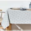 Mantel antimanchas jacquard modelo Alamo 3778 Agua 300x160 cm