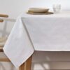 Mantel antimanchas jacquard modelo Alamo 3780 Blanco 100x160 cm