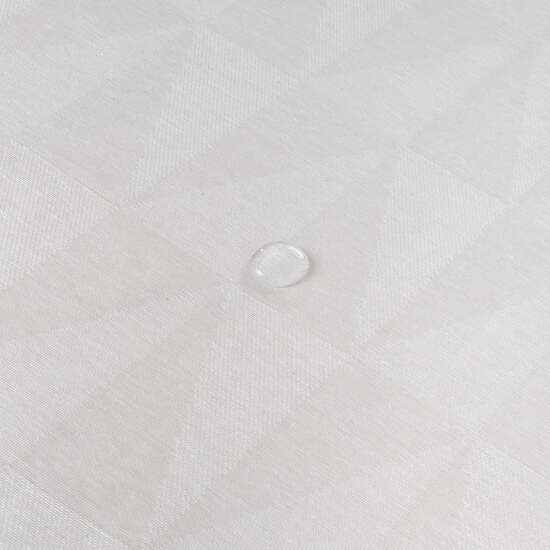 MANTEL ANTIMANCHAS JACQUARD MODELO ALAMO 3780 BLANCO 100X160 CM - Imagen 4