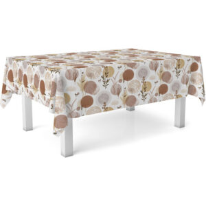 MANTEL HULE SIENA MARRÓN 100X140 CM