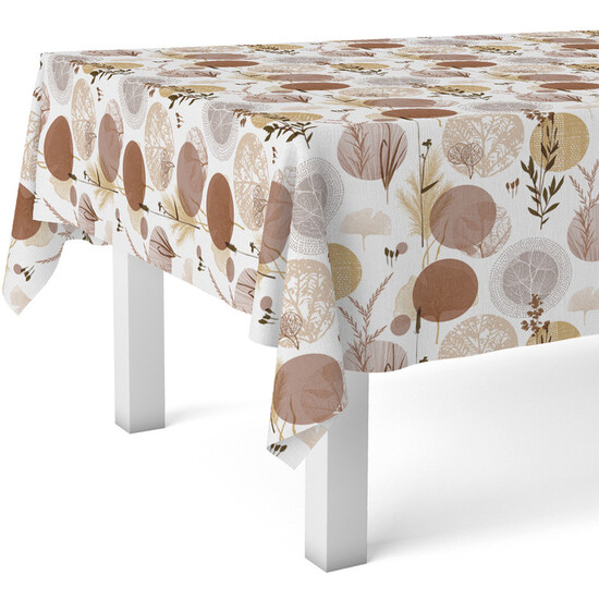 MANTEL HULE SIENA MARRÓN 240X140 CM - Imagen 2