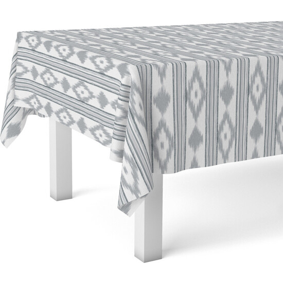 MANTEL HULE MALLORQUÍ GRIS 260X140 CM - Imagen 2