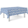 MANTEL HULE MALLORQUÍ AZUL 140X140 CM