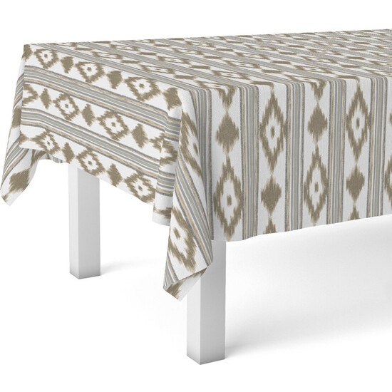 MANTEL HULE MALLORQUÍ MARRÓN 200X140 CM - Imagen 2