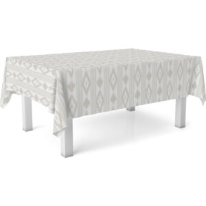 MANTEL HULE MALLORQUÍ BEIGE 260X140 CM