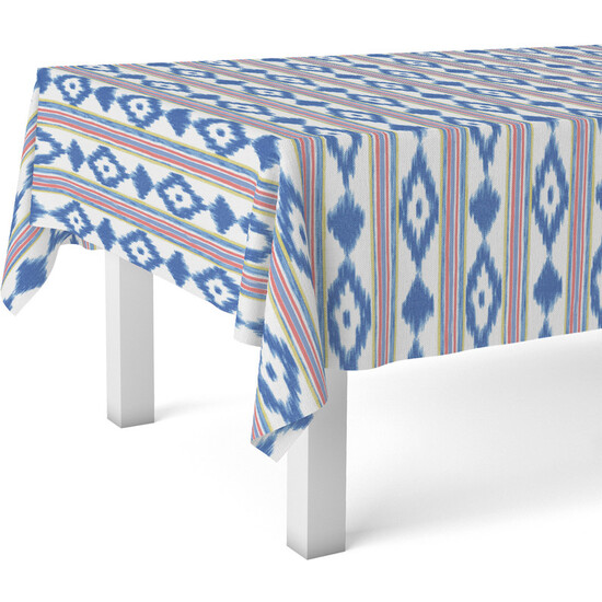 MANTEL HULE MALLORQUÍ MULTICOLOR 140X140 CM - Imagen 2