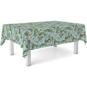 MANTEL HULE AMAZONAS AZUL 100X140