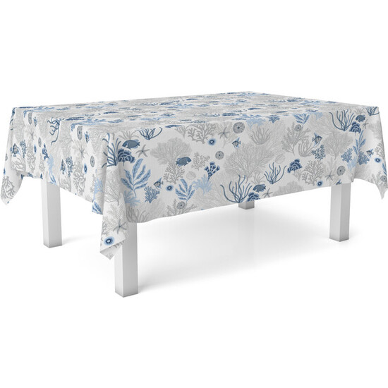 MANTEL HULE REEF AZUL 180X140