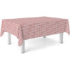 MANTEL HULE VICHY ROJO 240X140