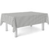 MANTEL HULE VICHY GRIS REDONDO
